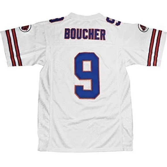 The Waterboy Bobby Boucher #9 Football Jersey Adam Sandler White Size Small - Picture 2 of 4